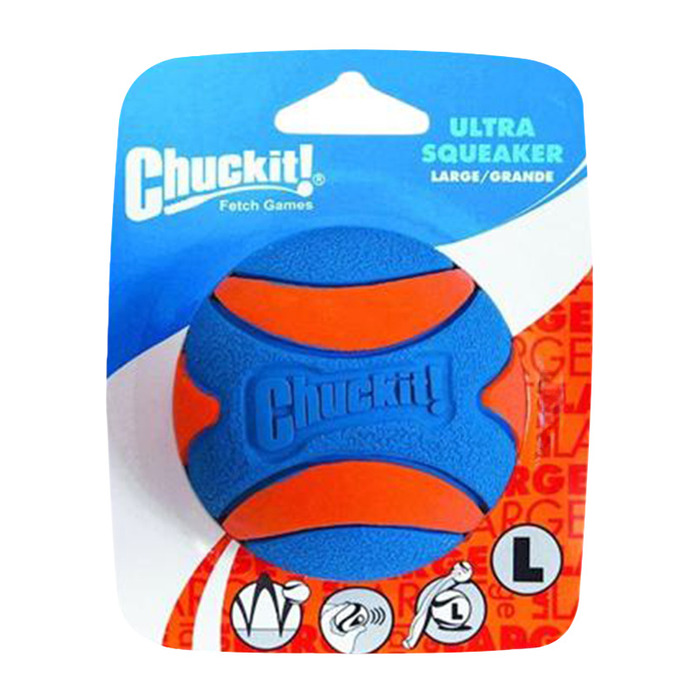 CHUCKİT! UTRA SQUEAKER SESLİ KÖPEK OYUN TOPU (BÜYÜK BOY)