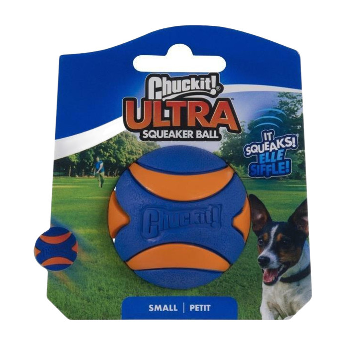 CHUCKİT! UTRA SQUEAKER SESLİ KÖPEK OYUN TOPU (KÜÇÜK BOY)