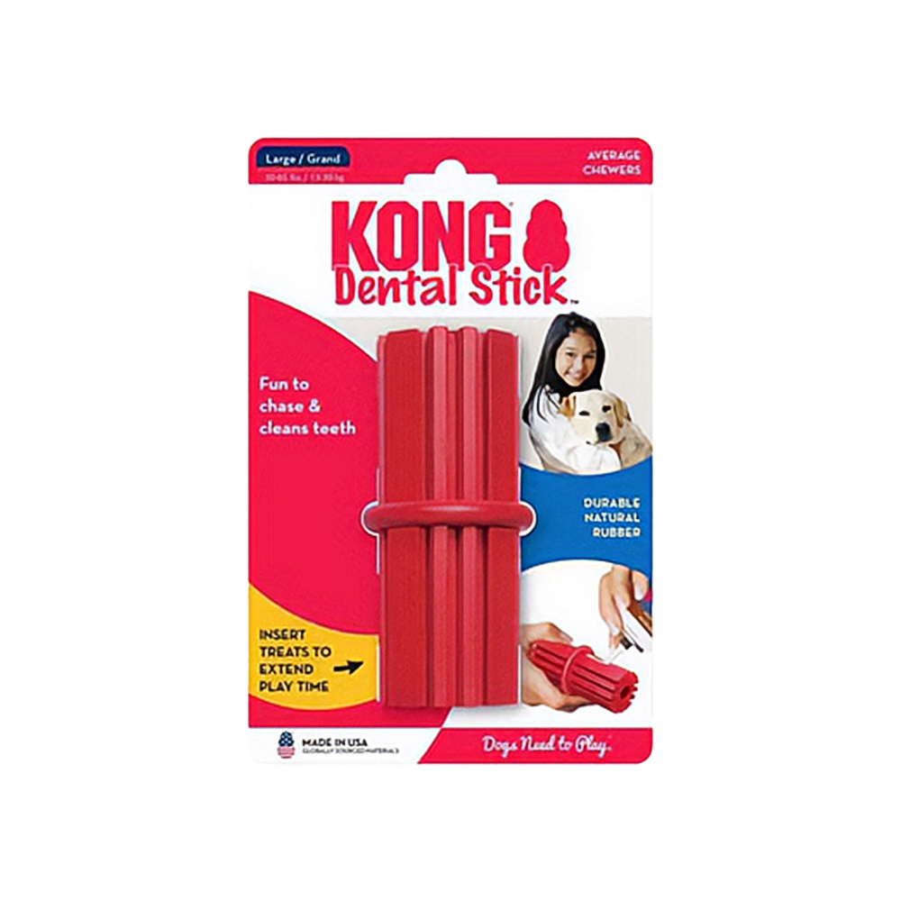 KONG DENTALSTİCK DİŞTEMİZLİĞİSAĞLAYAN ÇOKAMAÇLI KÖPEKOYUNCAĞI L