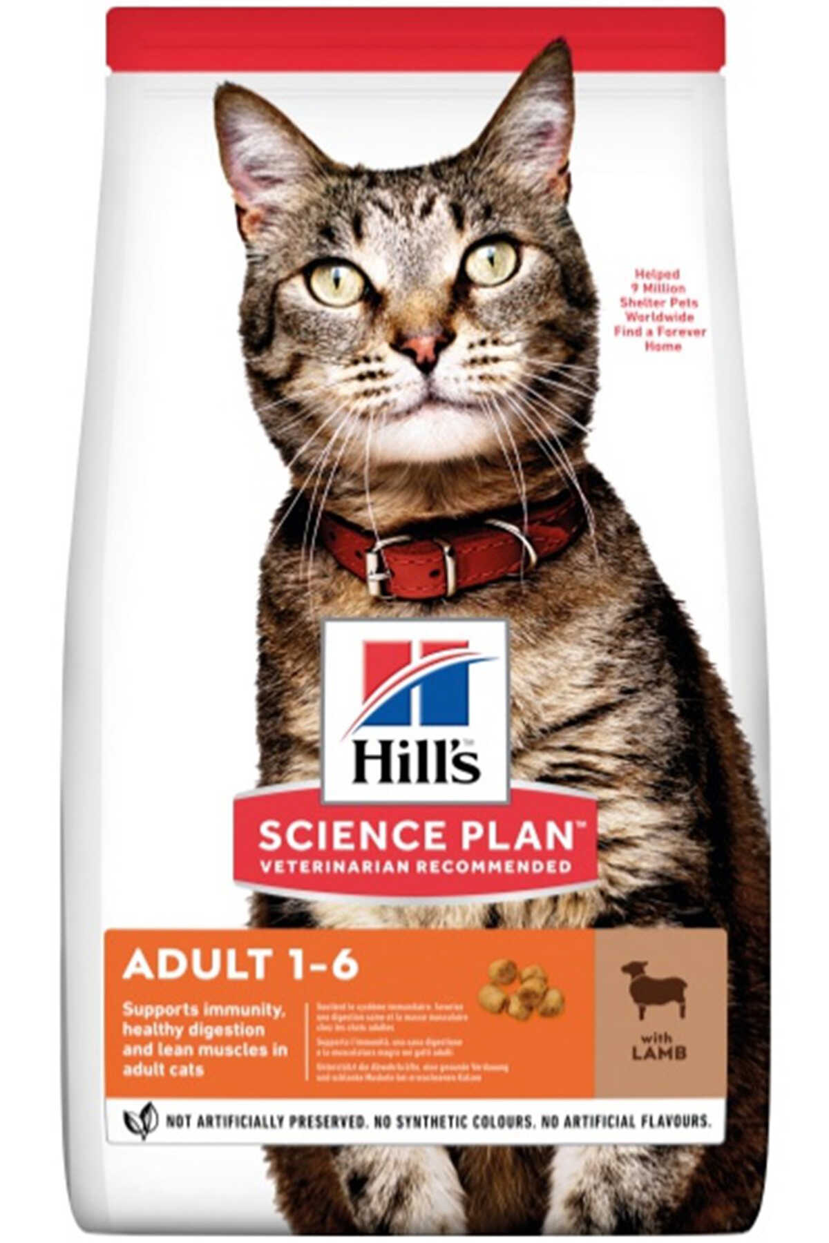 HİLLS KUZULU YETİŞKİN KURU KEDİ MAMASI 3 KG