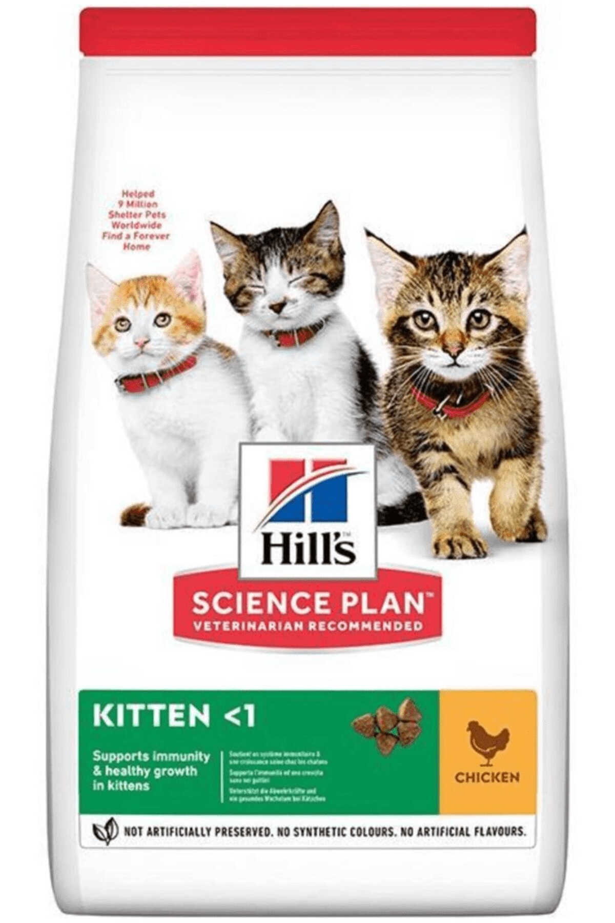 HİLLS KİTTEN TAVUKLU YAVRU KEDİ MAMASI 3 KG