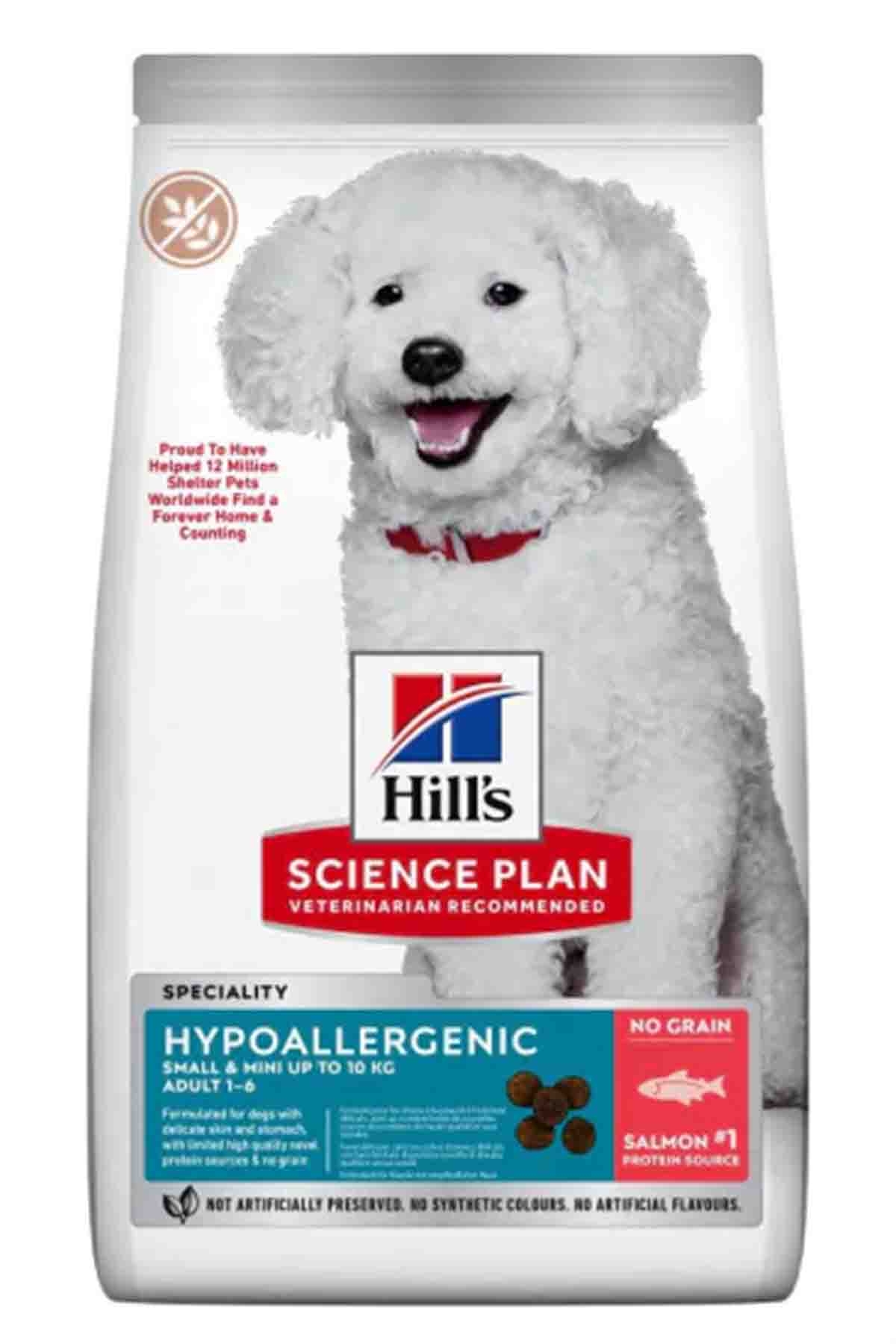 HİLLS HYPO-ALLERGENİC SOMONLU KÜÇÜK IRK YETİŞKİN KÖPEK MAMASI 6 KG