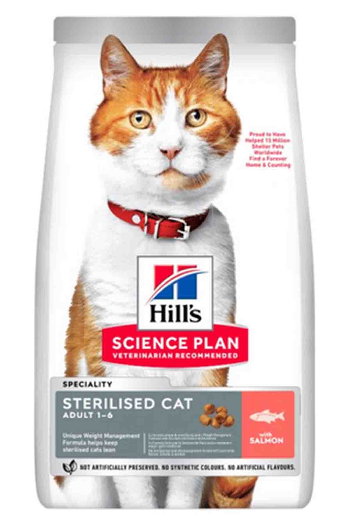 HILLS SOMON KISIRLAŞTIRILMIŞ YETİŞKİN KEDİ MAMASI 8+2 KG