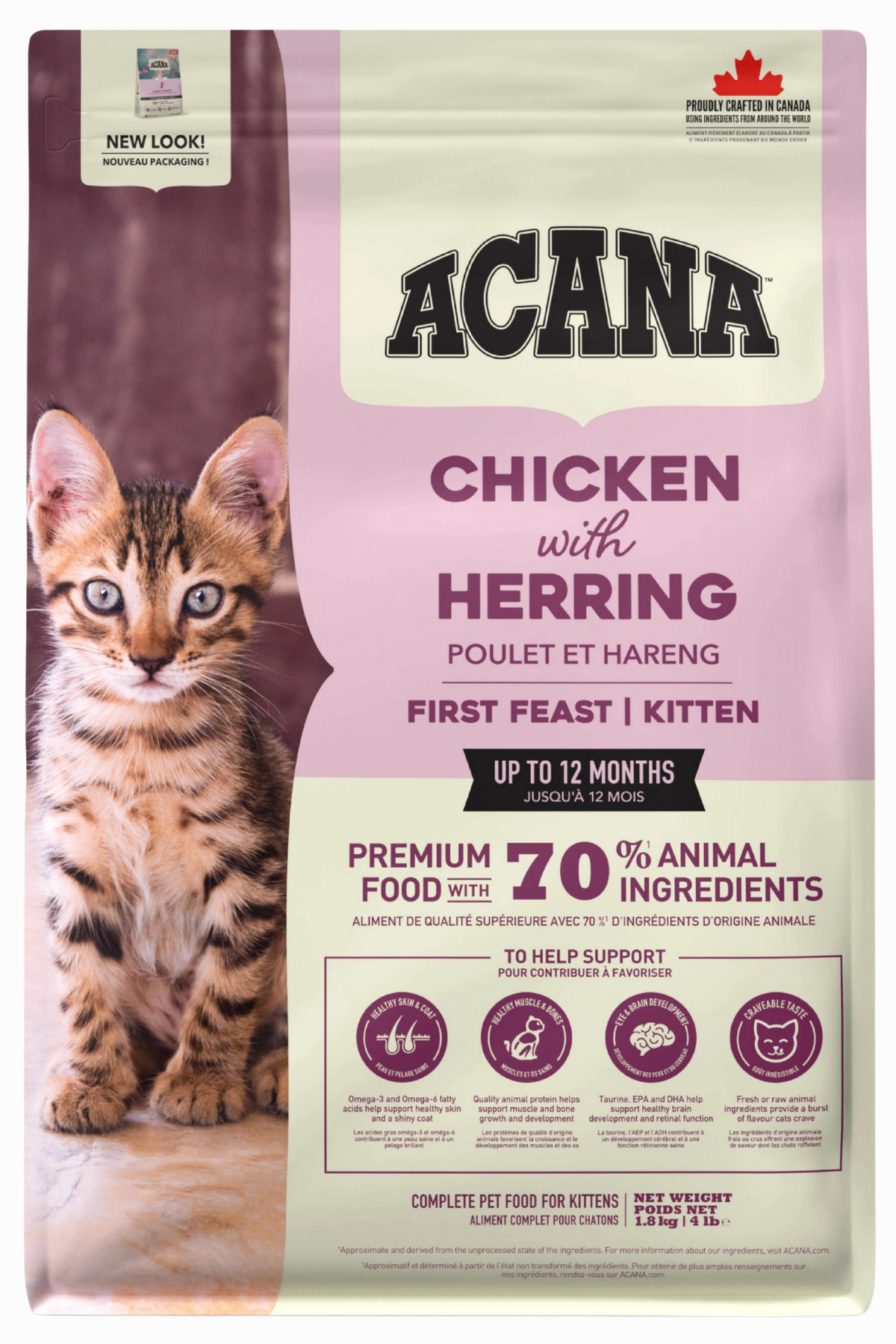 ACANA FİRST FEAST KİTTEN YAVRU KEDİ MAMASI 1,8 KG