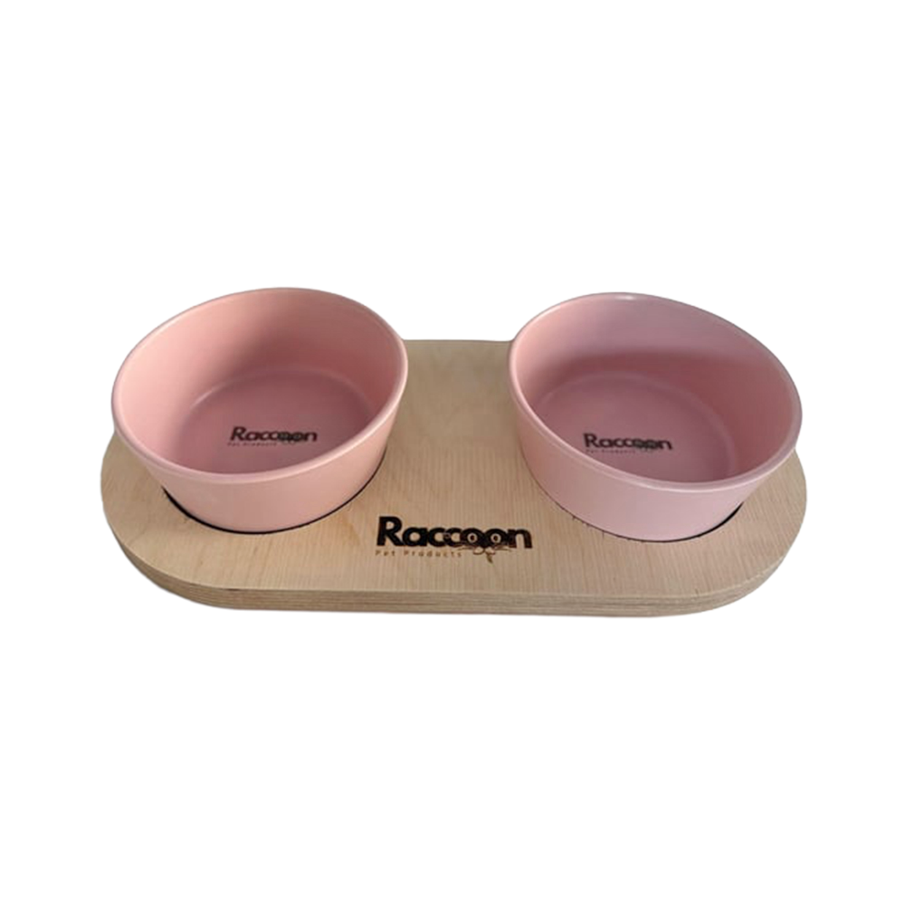 RACCOON TURNETLİ KIRMIZI SERAMİK 300 ML
