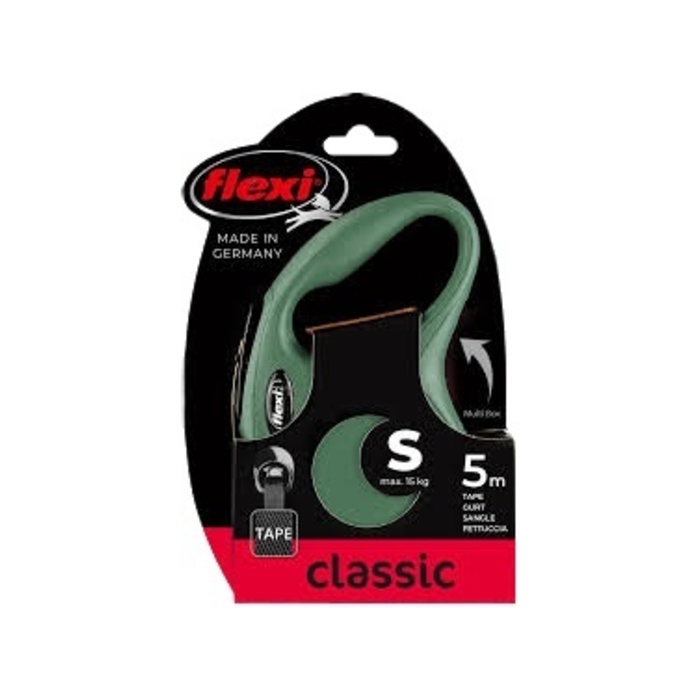 FLEXİ NEW CLASSİC S BEDEN YEŞİL 5MT ŞERİT TASMA