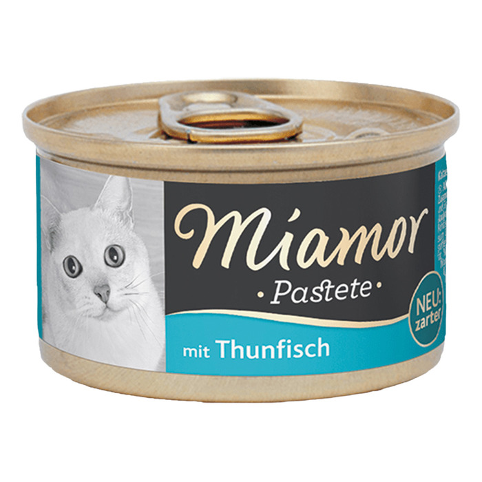 MİAMOR PASTETE TON BALIKLI YETİŞKİN KONSERVE KEDİ MAMASI 85 GR