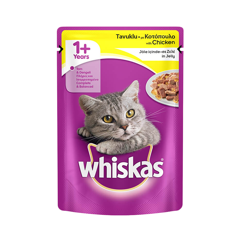 WHİSKAS TAVUKLU POŞET YAŞ MAMA 85G