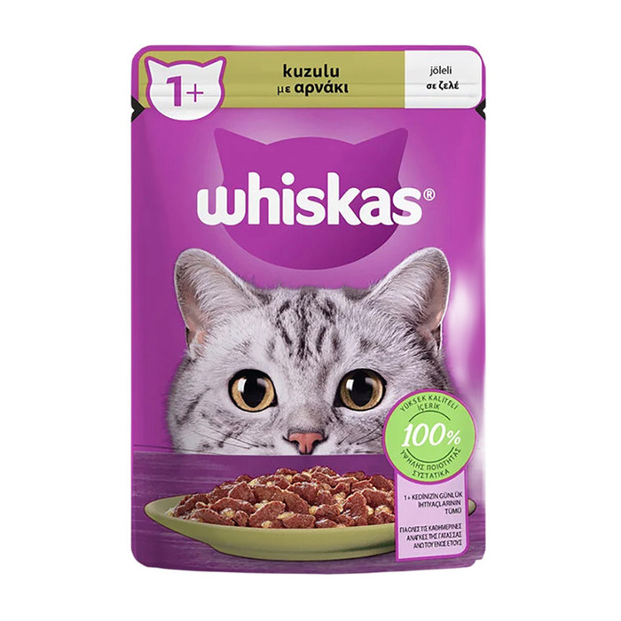 WHİSKAS POUCH  85G KUZULU