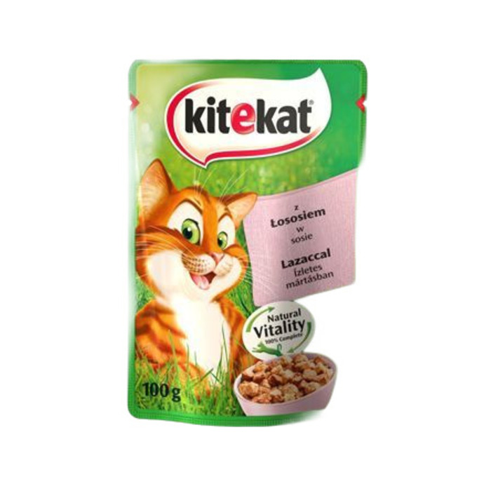 KİTEKAT® YETİŞKİN SOMONLU YAŞ MAMA 85G