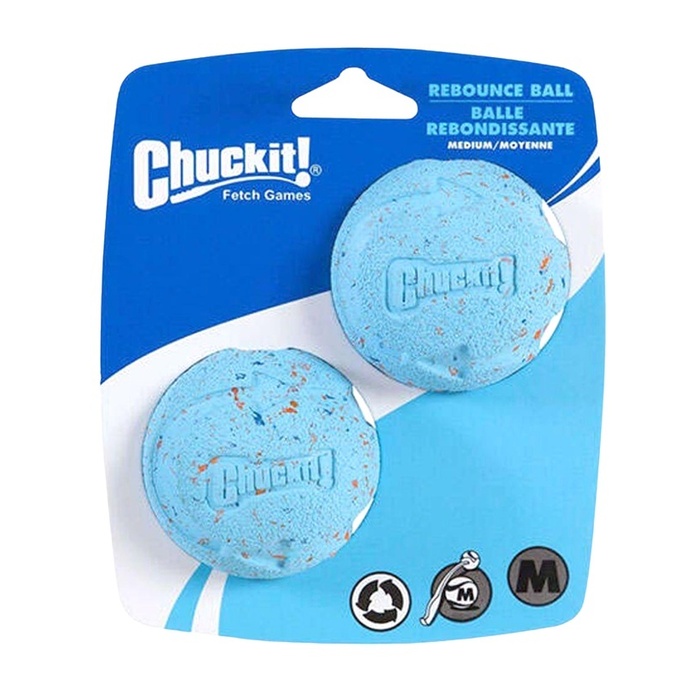 CHUCKİT! REBOUNCE BALL 2 Lİ DOĞA DOSTU KÖPEK OYUN TOPU (ORTA BOY)