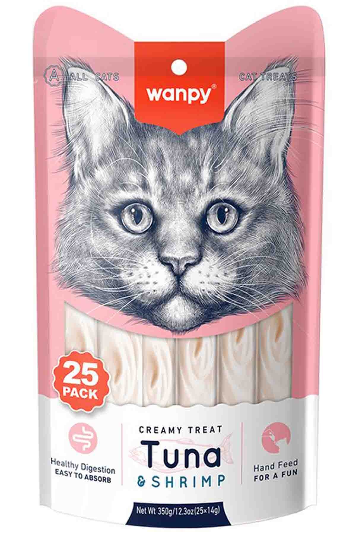 WANPY TON&KARİDES 25-14 GR KREMA KEDİ ÖDÜLÜ