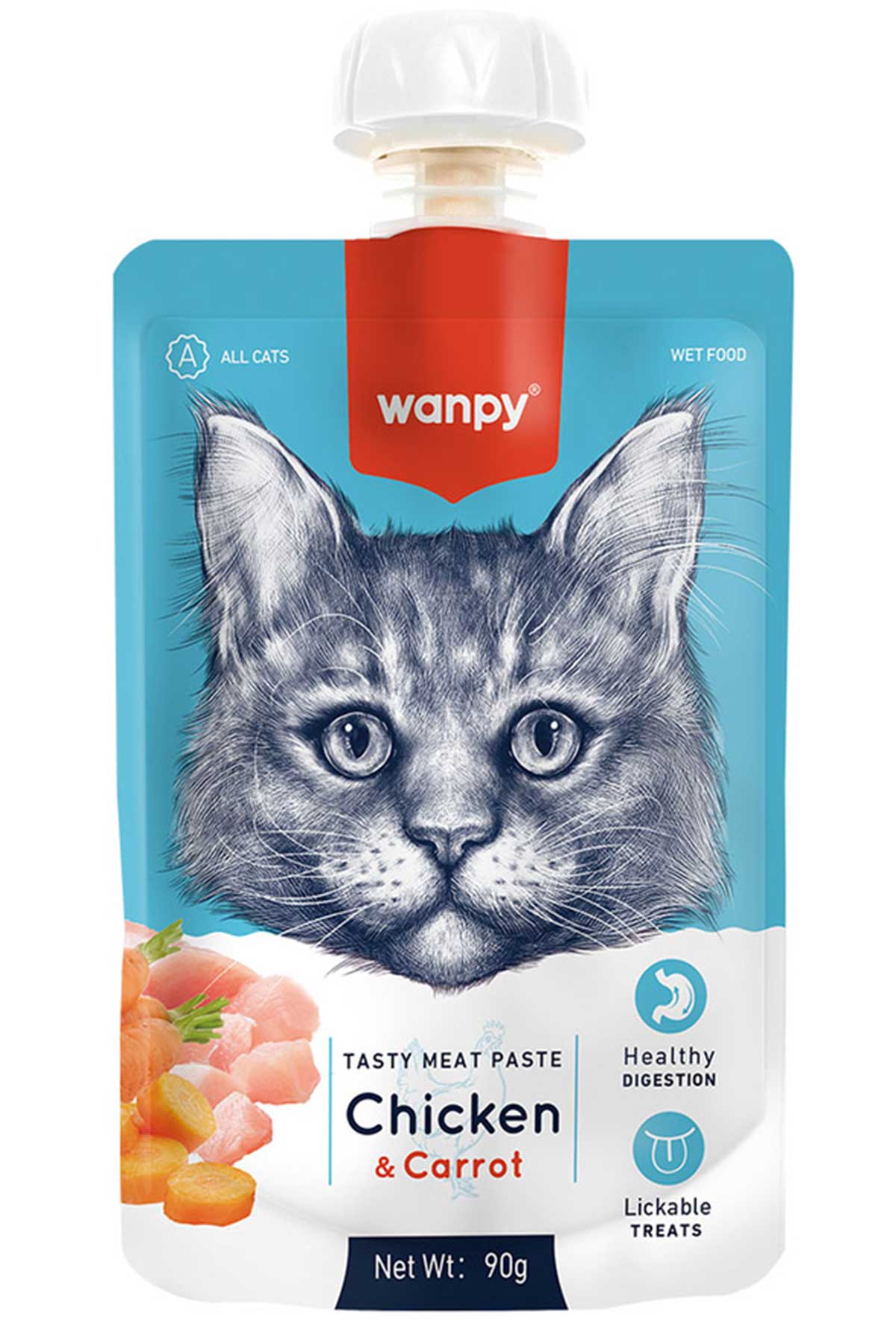 WANPY  TAVUK HAVUÇ LIKID KEDI ÖDÜLÜ