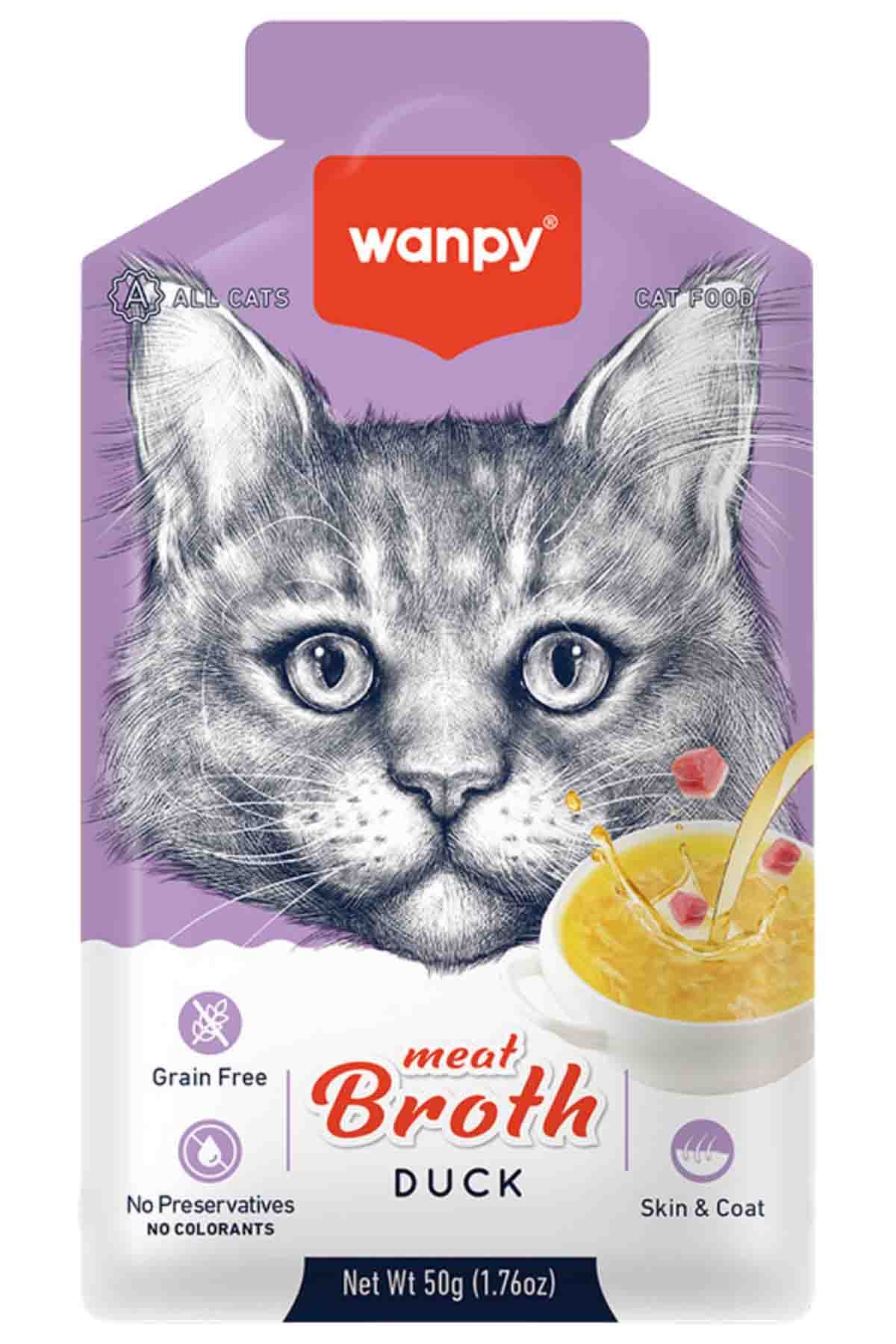 WANPY KEDİLER İÇİN ÖRDEK ETİ ÇORBASI 50G
