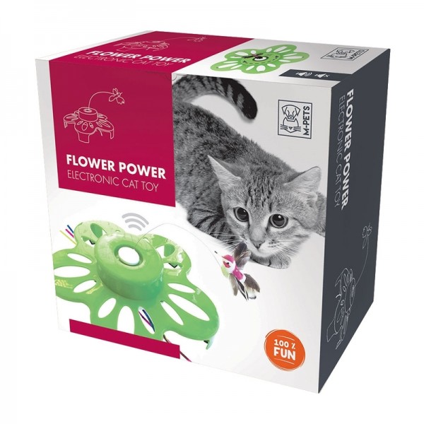 M-PETS ELEKTRONİK ÇİÇEKLİ KEDİ OYUNCAĞI