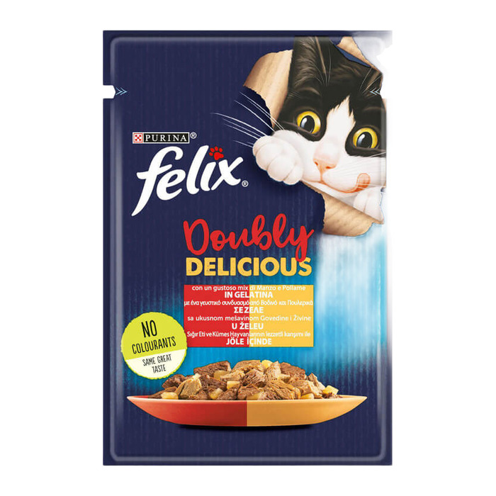 FELİX ÇİFTLEZ SIĞIR ETİ VE KÜMES HAYVANLI 85 GR