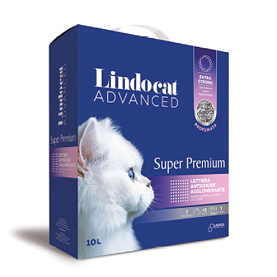 LİNDOCAT SUPER PREMİUM EXTRA GÜÇLÜ TOPAKLANAN PUDRA KOKULU KEDİ KUMU (KOLİ) 10L