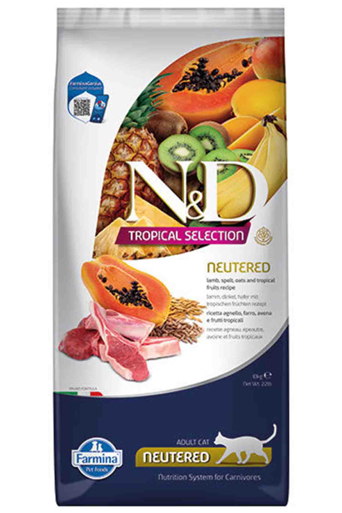 N&D CAT  TROPICAL SELECTION KUZU KISIR 10 KG
