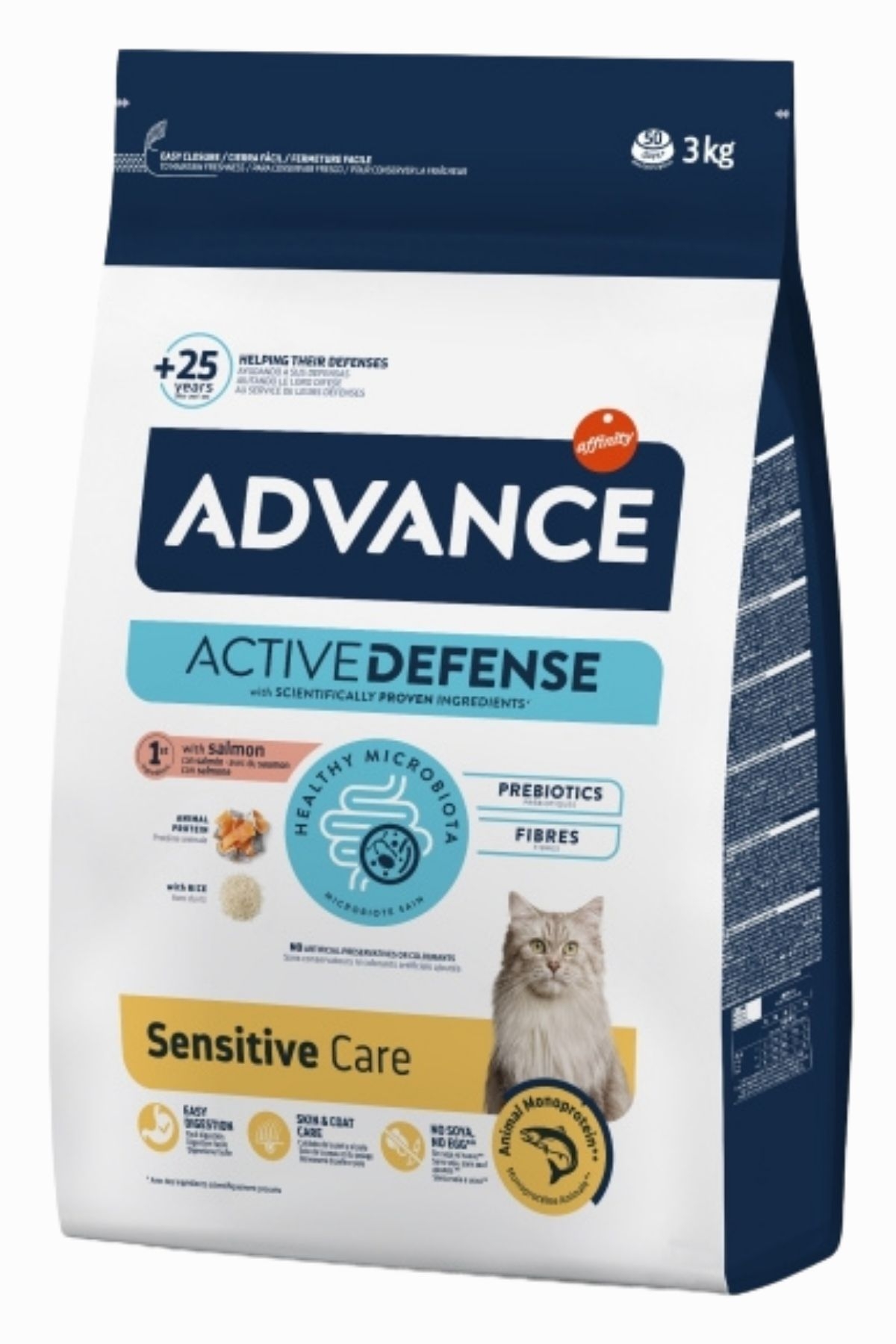 ADVANCE SENSİTİVE CARE SOMONLU YETİŞKİN KEDİ MAMASI 3KG