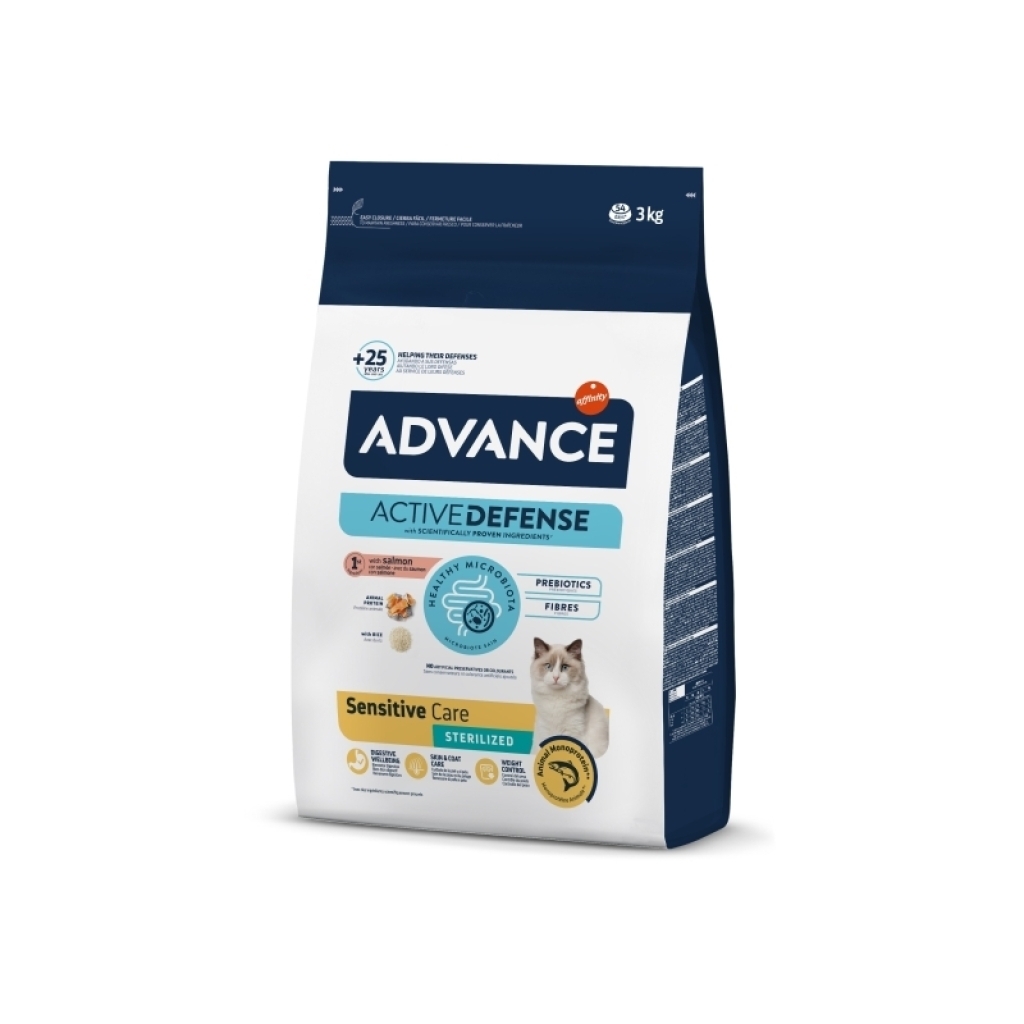 ADVANCE CAT STERILIZED SALMON SENSITIVE 3 KG