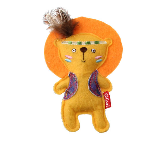 GİGWİ CATNİPLİ ASLAN PELUŞ KEDİ OYUNCAĞI 7234