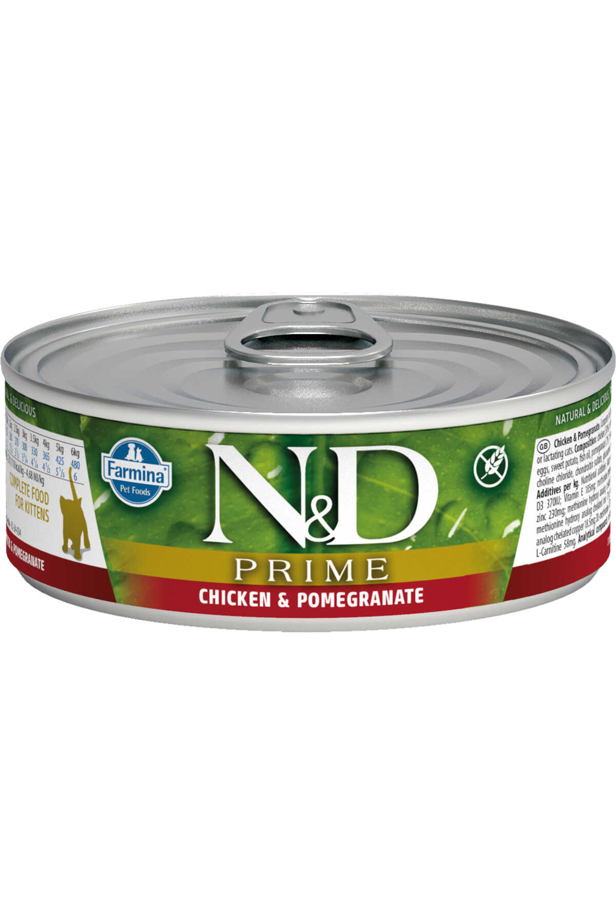 N&D PRİME TAVUK VE NARLI KEDİ KONSERVESİ 80 GR
