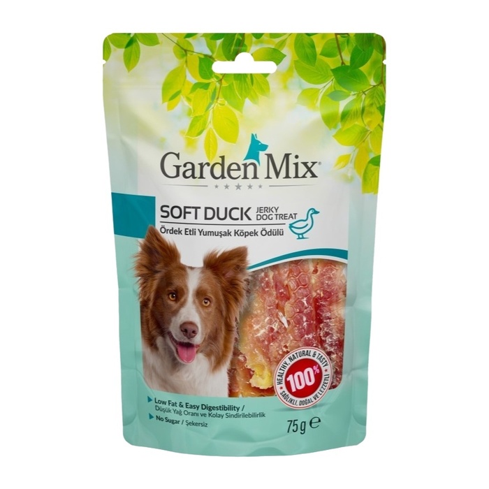 GARDEN MİX ÖRDEK ETLİ YUMUŞAK KÖPEK ÖDÜLÜ 75 GR 75 GR