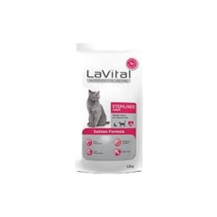 LAVİTAL KISIR SOMON KEDİ MAMASI 12KG