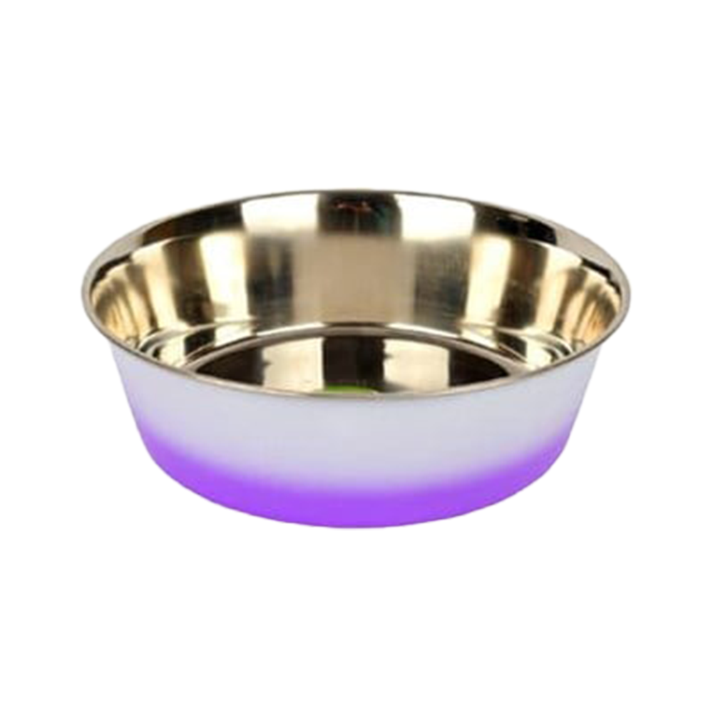 ÇİFT RENKLİ ÇELİK MAMA KABI 23 CM