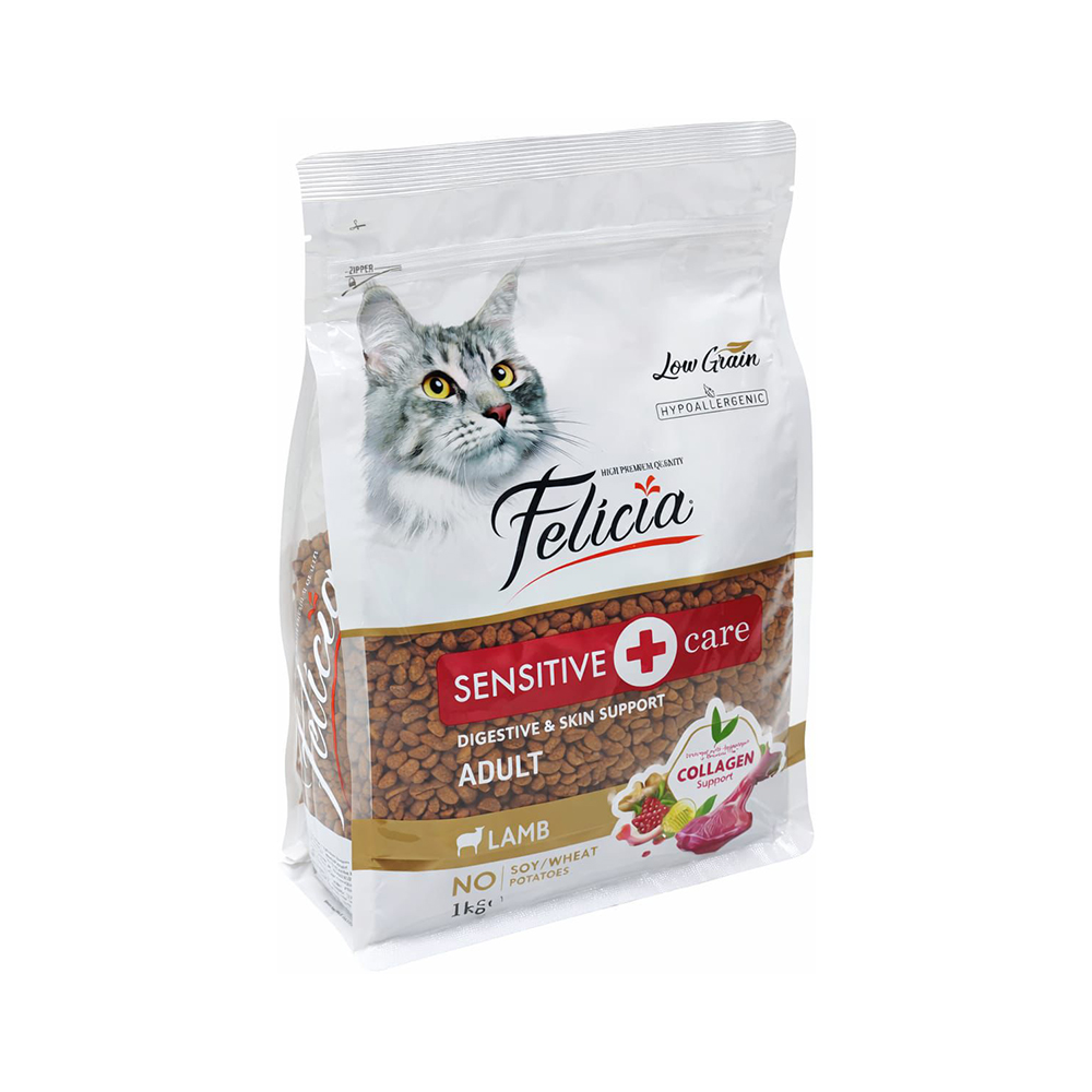 FELİCİA AZ TAHILLI 1 KG YETİŞKİN KUZULU