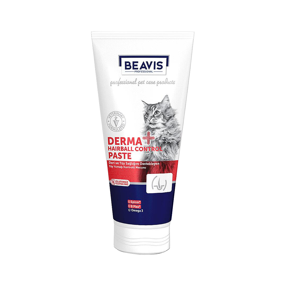 BEAVİS DERMA & ANTİ HAİRBALL KEDİ MALT PASTE GLUTENSİZ 75 ML - 6 ADET