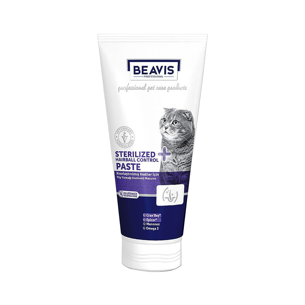 BEAVİS KISIRLAŞTIRILMIŞ HAİRBALL KEDİ MALT PASTE GLUTENSİZ 75 ML - 6 ADET