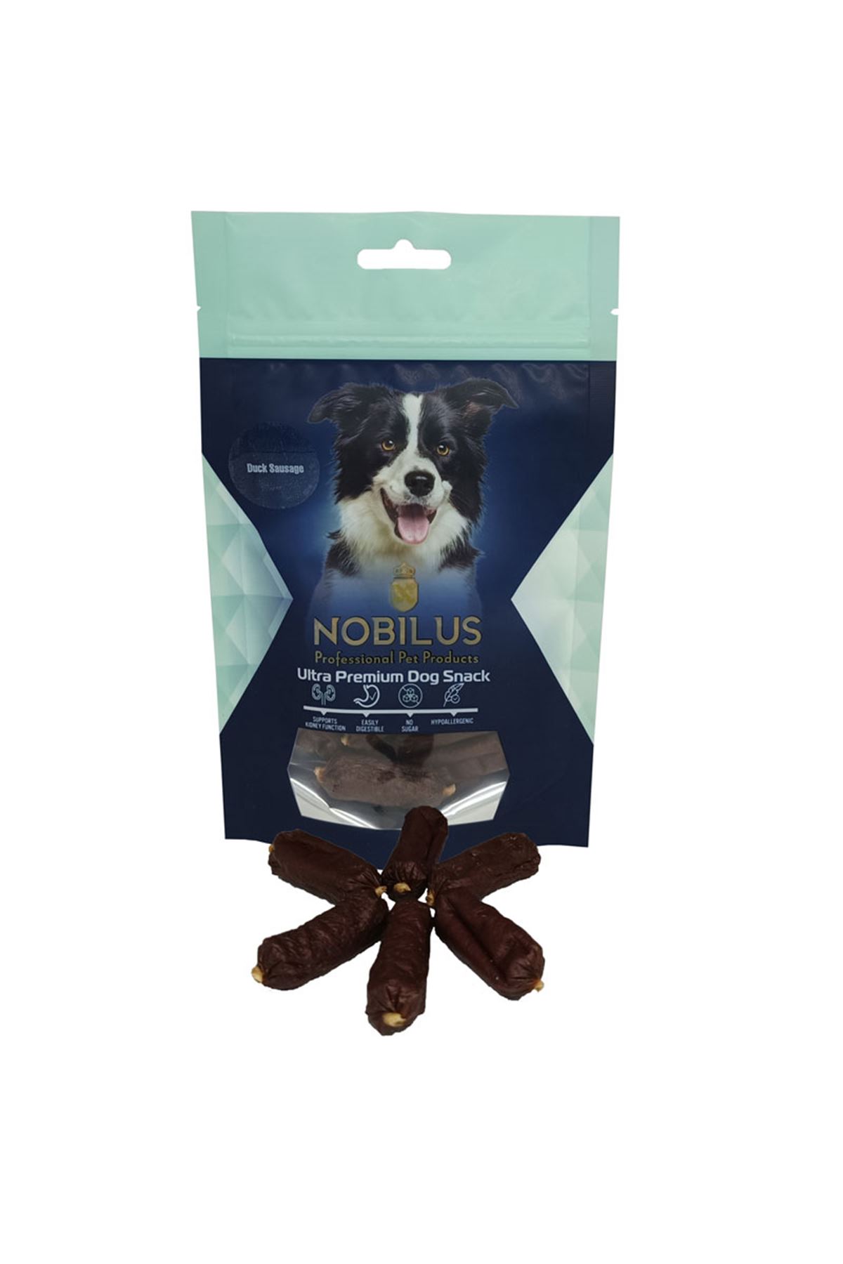 NOBİLUS ÖRDEK SOSİS KÖPEK ÖDÜLÜ 80GR