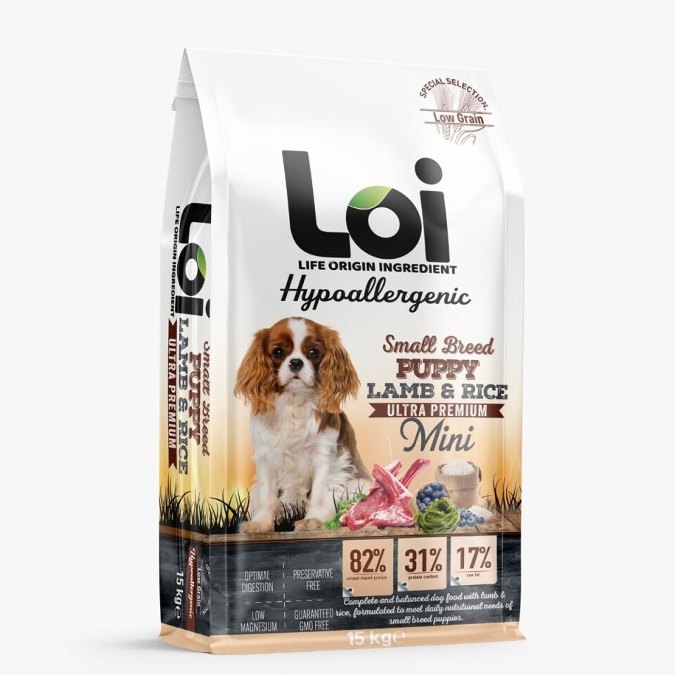 LOI MİNİ IRK YAVRU KÖPEK - KUZULU - 15 KG