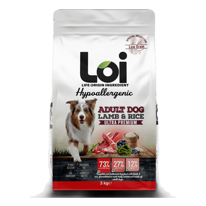 LOI YETİŞKİN KÖPEK KUZULU - 3 KG