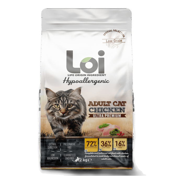 LOI YETİŞKİN KEDİ - TAVUKLU - 2 KG