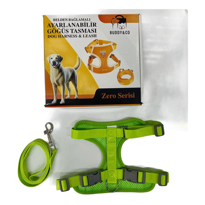 Buddy&Co Zero Yeşil Göğüs Tasması (L)