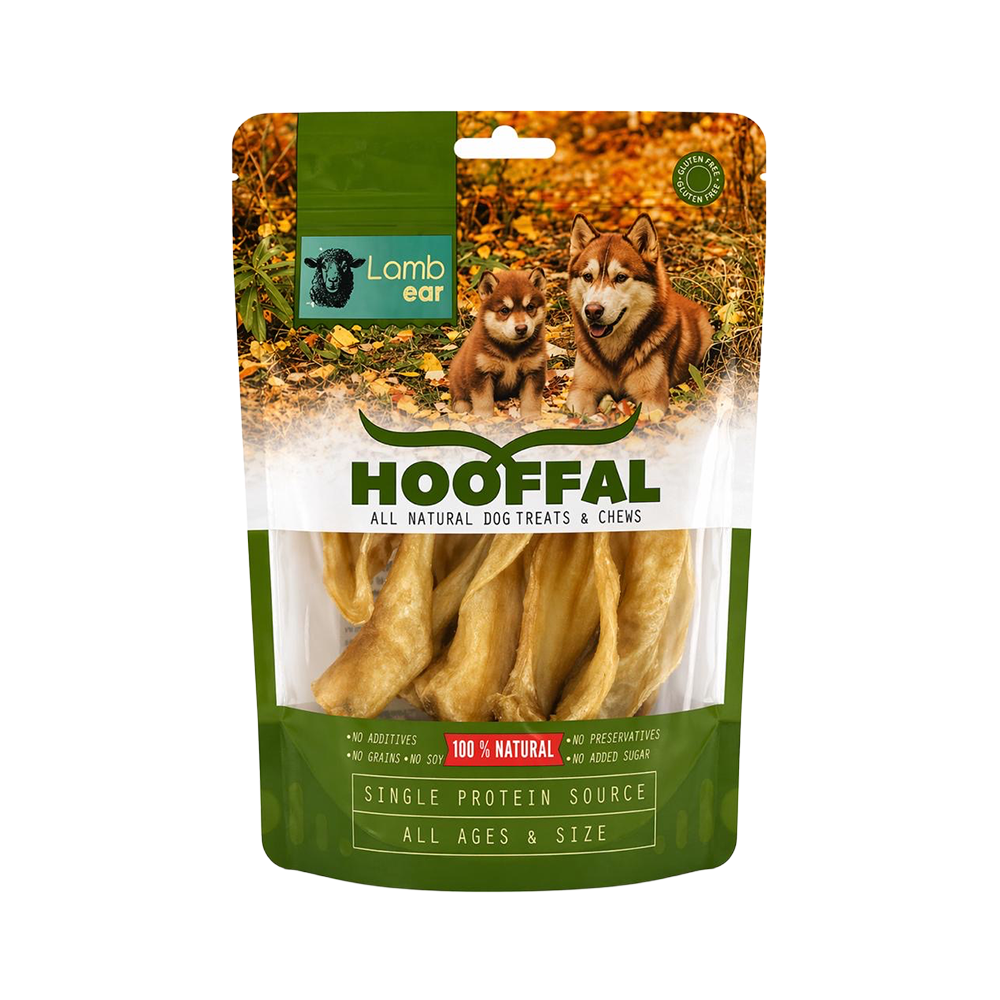 HOOFFAL KUZU KULAK KÖPEK ÖDÜLÜ 6 LI PAKET