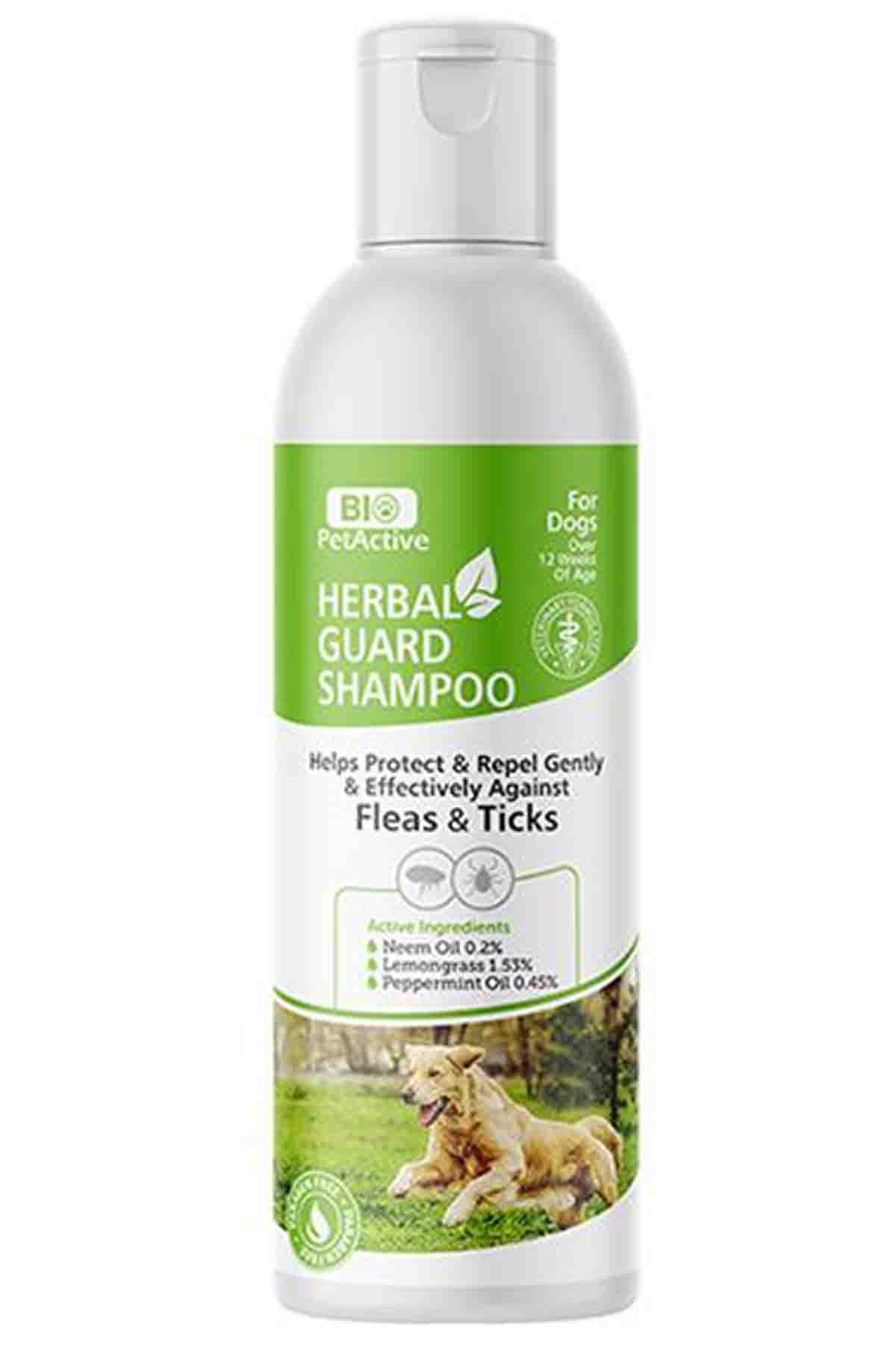 Bio PetActive Herbalguard Antiseptik Köpek Bit Pire Şampuanı (250 ml)