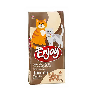 Enjoy Tavuk Etli Yetişkin Kedi Maması (15 kg)