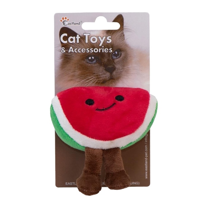 EASTLAND CATNİPLİ HIŞIRTILI PELUŞ KARPUZ 8,5CM