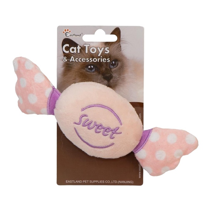 EASTLAND CATNİPLİ ÖTEN PELUŞ ŞEKERLEME 18,5CM