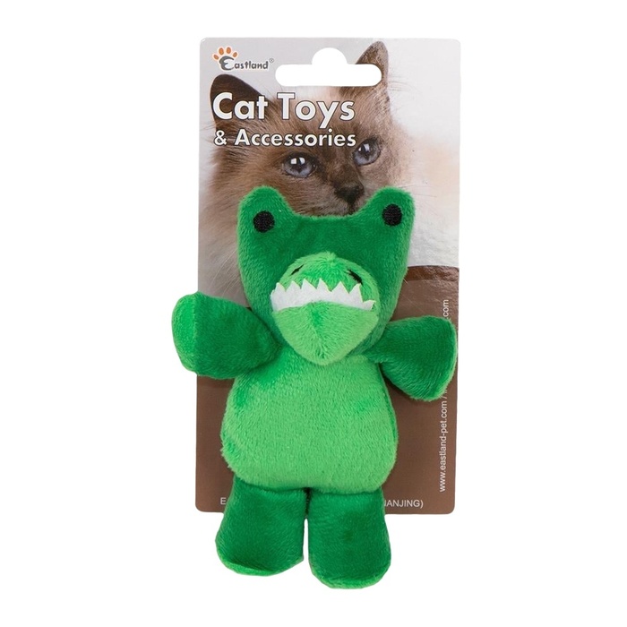 EASTLAND KEDİ OTLU PELUŞ TİMSAH 12CM