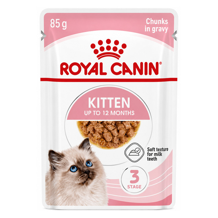ROYAL CANİN KİTTEN GRAVY GEBE VE YAVRU KONSERVE KEDİ MAMASI 85GR