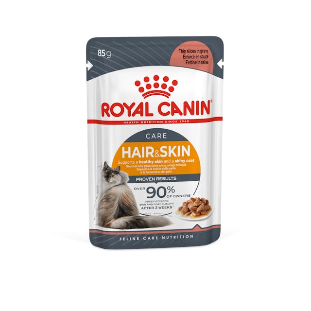 Royal Canin Hair Skin Jelly Yetişkin Kedi Pouch Yaş Mama (85 g)