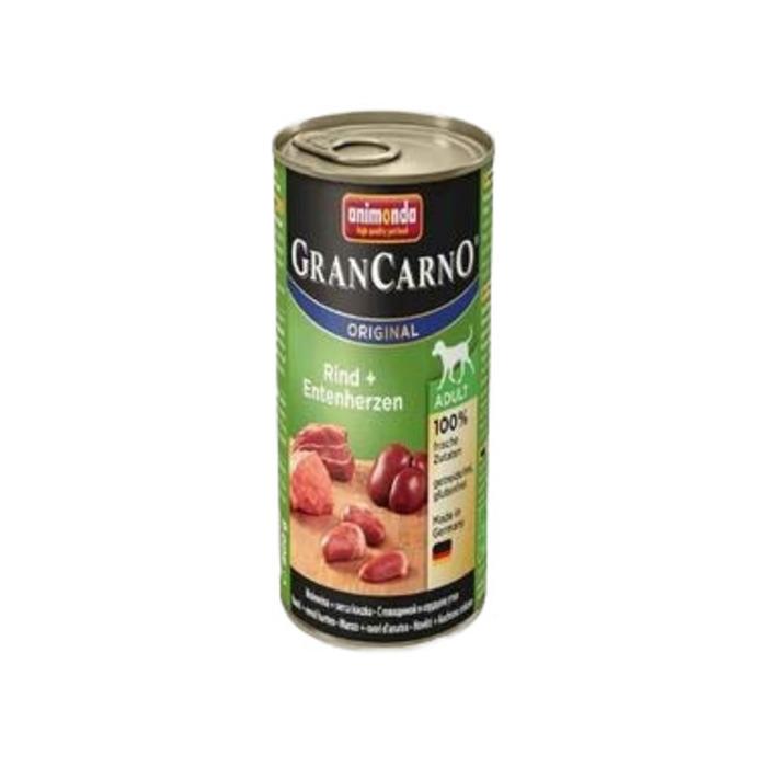 ANİMONDA GRANCARNO HİNDİ ETİ VE ÖRDEK YÜREKLİ KÖPEK KONSERVESİ 400 GR