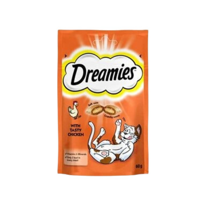 DREAMİES KEDİ ÖDÜL MAMA TAVUKLU 60 GR