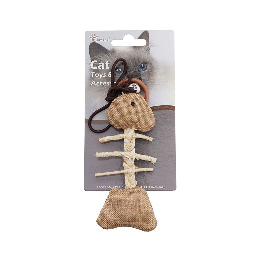 Eastland Peluş Kılçık Kedi Oyuncağı (11 x 4 cm)