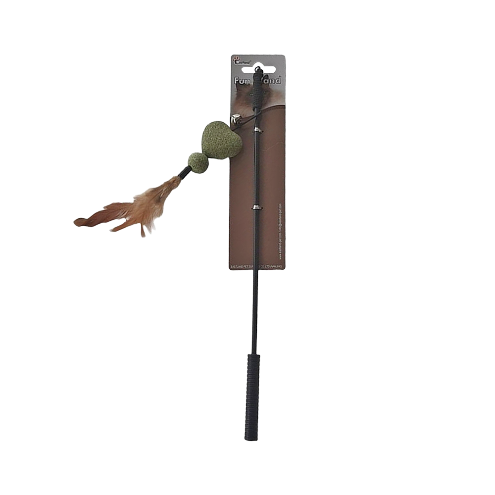 Eastland Catnipli Kalp Tüylü Kedi Oltası (50 cm)