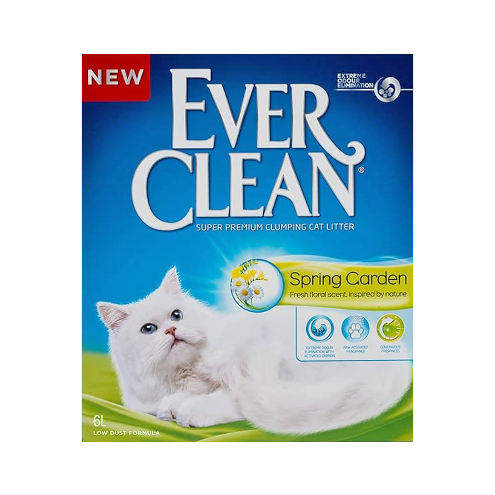 EVER CLEAN SPRİNG GARDEN TOPAKLANAN KEDİ KUMU (6 L)